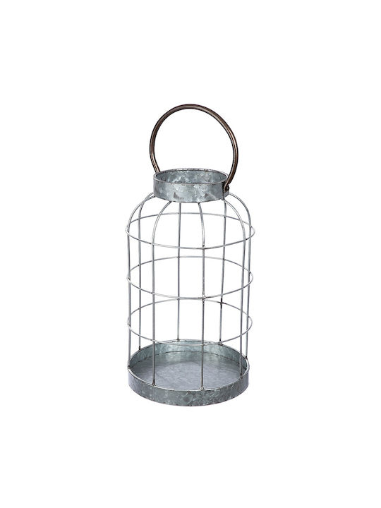 ArteLibre Metallic Lantern Gray