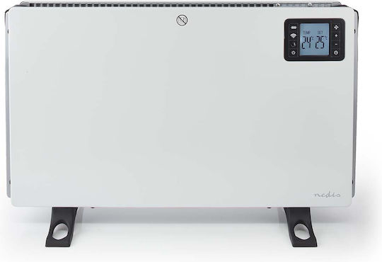 Nedis SmartLife Θερμοπομπός Δαπέδου 2000W με Ηλεκτρονικό Θερμοστάτη και WiFi 59.8x37.5cm Λευκό