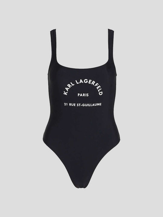 Karl Lagerfeld One-Piece Swimsuit Black