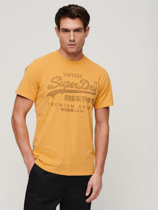 Superdry Heritage Kurzarm T-Shirt Orange