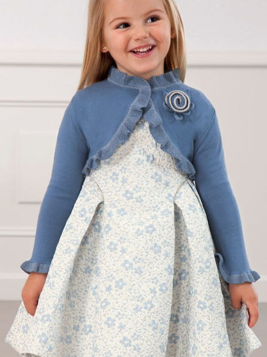 Abel & Lula Kids Bolero Knitted Blue