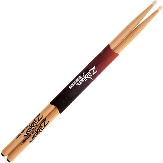 Zildjian 5A Hickory Drumstick with Nylon Oval Head