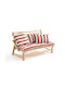 La Redoute Interieurs Wasserdicht Palettensofakissen Rot 60x120cm.