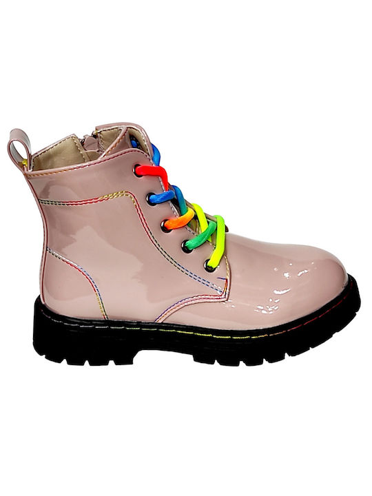 Giglio Kids Boots with Lace Pink