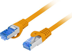 Lanberg PCF6A-10CC-0025-O S/FTP Cat.6a Мрежов Кабел Ethernet 0.25м Оранжев