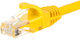 Netrack U/UTP Кат.6 (Gigabit) Мрежов Кабел Ethernet 0.5м Жълт