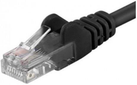 PremiumCord U/UTP Cat.5e (Gigabit) Καλώδιο Δικτύου Ethernet 2m Μαύρο