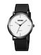 Skmei Women's Watch with Rubber Strap Black/White
