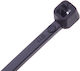 Ergom Pack of 100pcs Black Plastic Cable Ties E01TK-01050100401