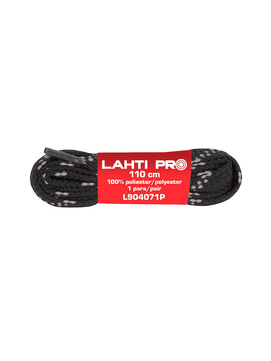 Lahti Pro Връзки за Обувки Черен 10бр 110см