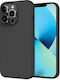 Beline Back Cover Σιλικόνης Μαύρο (iPhone 14 Pro Max)