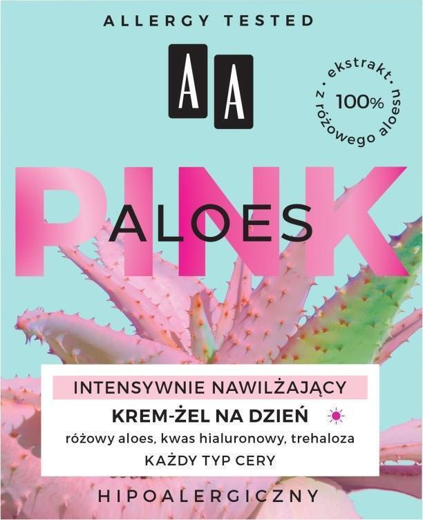 AA Pink Aloe Creme-Gel 72h Creme Gesicht Tag mit SPF30 mit Aloe Vera 50ml |  Skroutz Germany