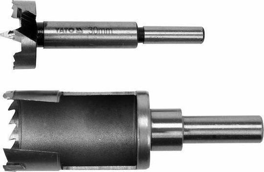 Yato Set of 2 Diamond Drills with Cylindrical Shank for Wood