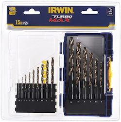 Irwin Drill Σετ 15 Διαμαντοτρύπανα με SDS Plus Στέλεχος για Μέταλλο