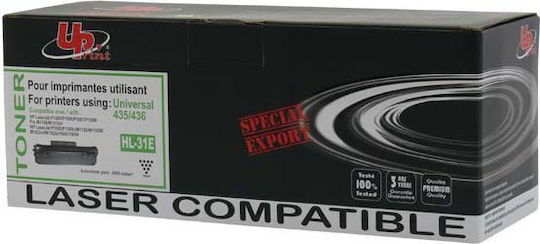 Uprint Kompatibel Toner für Laserdrucker HP CB435A, CB436A Schwarz