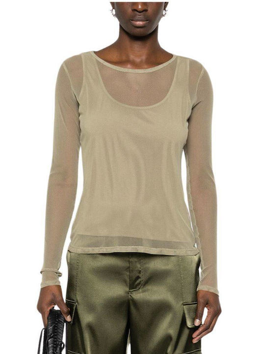 DKNY Blouse Khaki