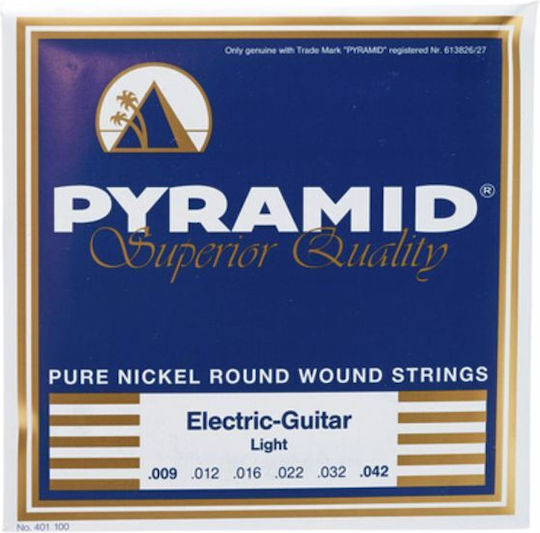 Pyramid Electric Σετ Χορδών Nickel Wound Ηλεκτρικής Κιθάρας 9 - 42"