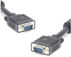 PremiumCord Cable VGA male - VGA male Μαύρο 15m (KPVMC15)