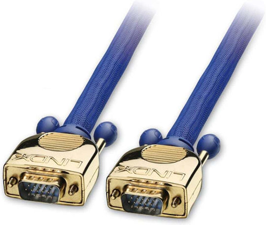 Lindy Kabel VGA-Stecker - VGA-Stecker Blau 15m (37749)