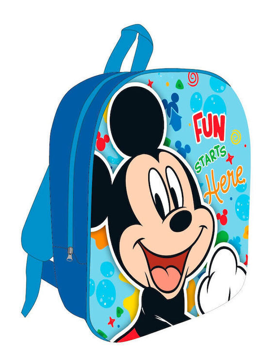 Disney Mickey Σχολική Τσάντα Πλάτης Νηπιαγωγείου Πολύχρωμη