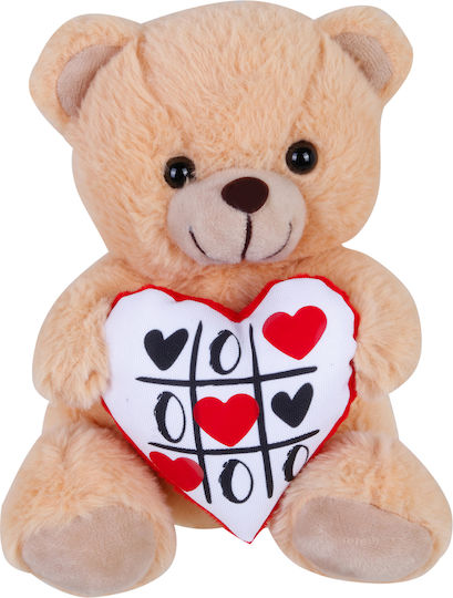 Much toys & gifts Λούτρινο Αρκουδάκι Αγίου Βαλεντίνου 20 εκ.