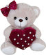 Much toys & gifts Plüschbär Herz Valentinstag 30 cm