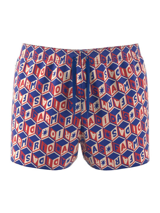 Farm 3s Clx Costum De Baie Bărbați Pantaloni Scurți Albastru Cu Modele