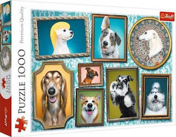 Cheerful Dogs Puzzle 2D 1000 Pieces