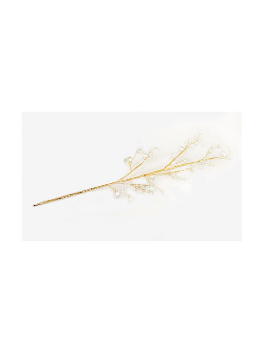 Artificial Decorative Branch Gold 30cm 1pcs