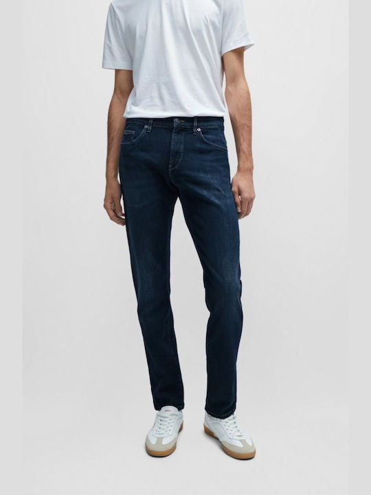 Hugo Boss Delaware 3 Pantaloni de Bărbați din Jean Blue