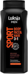 Sarantis Stimulating 3in1 Sport Shower Gel 500ml Sarantis Stimulating 3in1 Sport Shower Gel 500ml