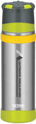 Thermos Sticlă Termos Oțel inoxidabil Gri 500ml