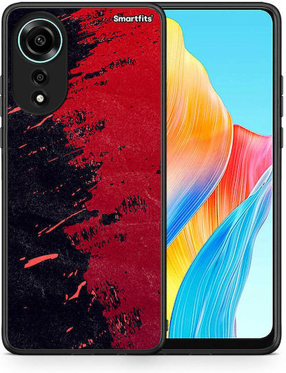 Smartfits Red Paint Back Cover Roșu (Oppo A78 4G)