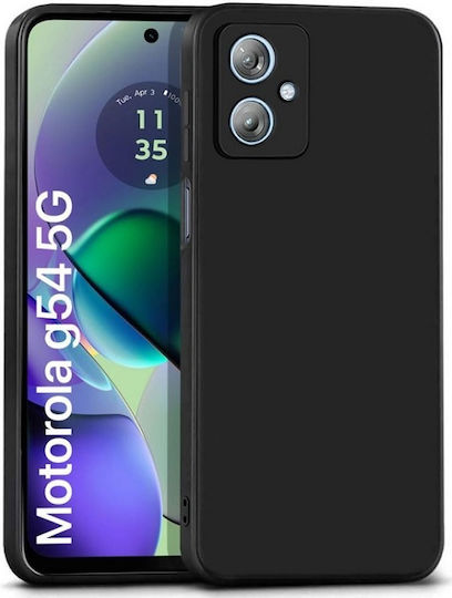 Back Cover Σιλικόνης Μαύρο (Moto G22)