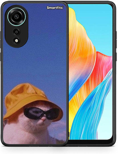 Smartfits Cat Diva Umschlag Rückseite Blau (Oppo A78 4G) 8704670105939_47606034825555