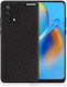 Smartfits Carbon Black Back Cover Black (Oppo A74)