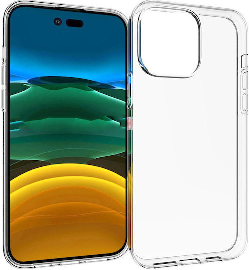 eSTUFF Back Cover Σιλικόνης Διάφανο (iPhone 14 Pro Max)