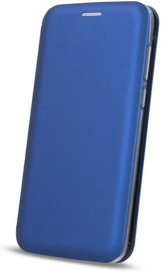 TelForceOne Umschlag Rückseite Leder Magnetisch Marineblau (Galaxy A54)