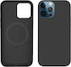 eSTUFF Back Cover Σιλικόνης Μαγνητικό Μαύρο (iPhone 12 / 12 Pro)
