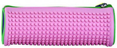 Pixie Crew Pencil Case Barrel with 1 Compartment Pink