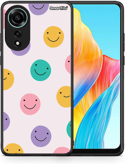 Smartfits Smiley Faces Back Cover Πολύχρωμο (Oppo A78 4G)