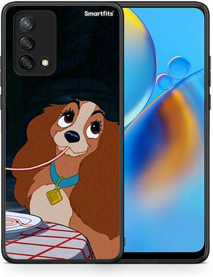 Smartfits Lady And Tramp 2 Umschlag Rückseite Beige (Oppo A74)