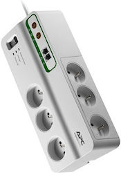 APC Surgearrest Power Strip with Surge Protection White