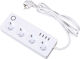 Moye v2 Smart Steckdosenleiste Sicherheit mit USB-A, Schalter und Kabel 1,8 m