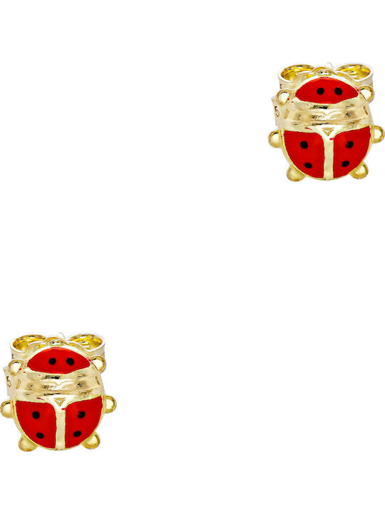 Kiriakos Gofas Kids Earrings Studs from Gold 9K