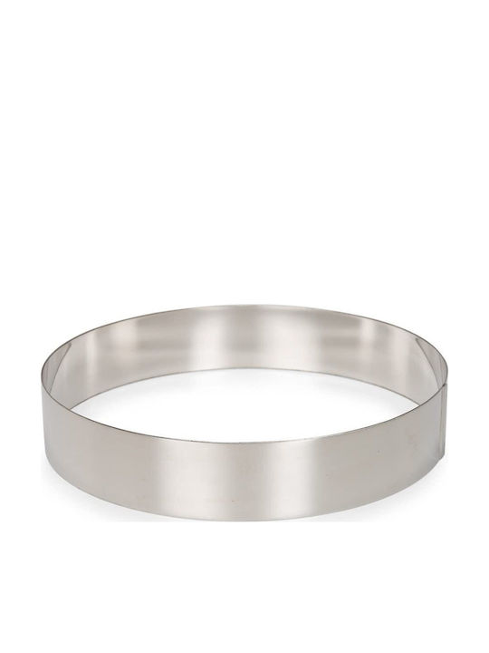 Patisse Ring Φόρμα Ζαχαροπλαστικής για Κέικ Στρογγυλή από Ανοξείδωτο Ατσάλι 20x4.5εκ.