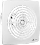 Awenta De perete Ventilator de Baie 150mm Alb