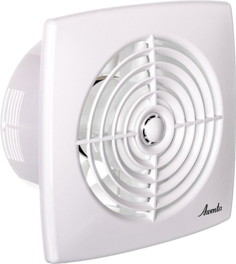Awenta 125 Wall-mounted Ventilator Bathroom 125mm White