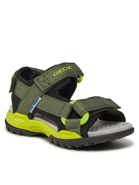 Geox Sandale Copii J Borealis Kaki