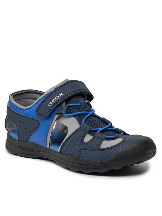 Geox Shoe Sandals J Vaniett Navy Blue